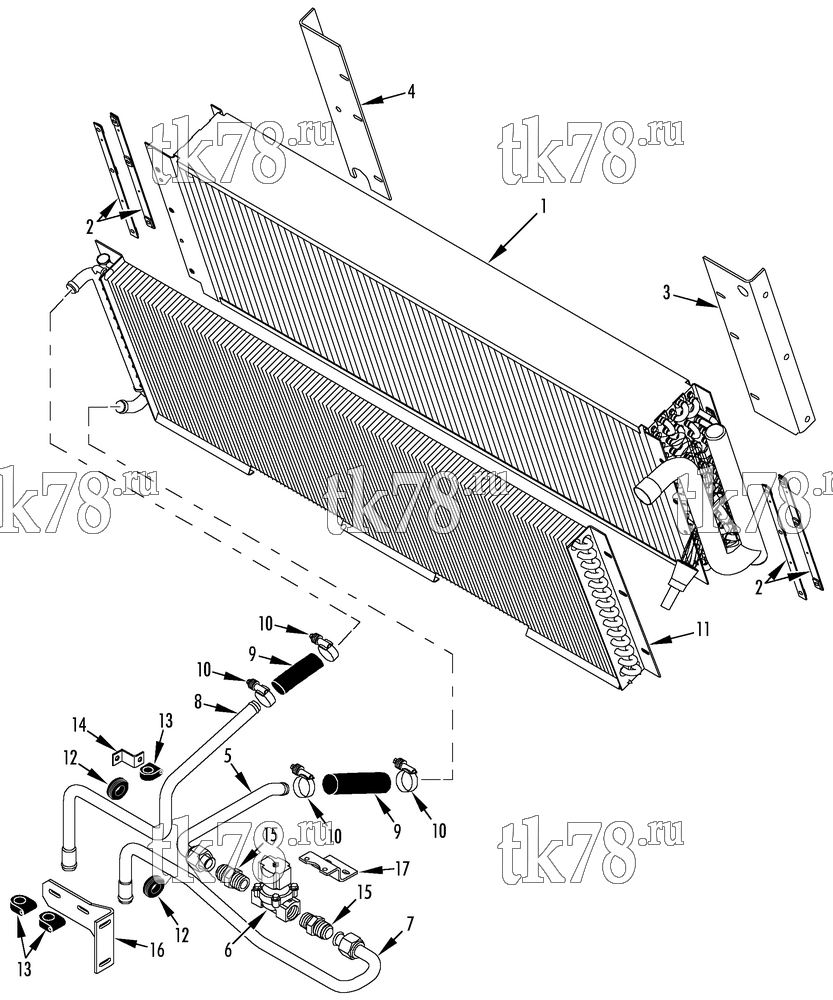 Каталог запчастей для Thermo King T11-M161 HEATER COMPONENTS