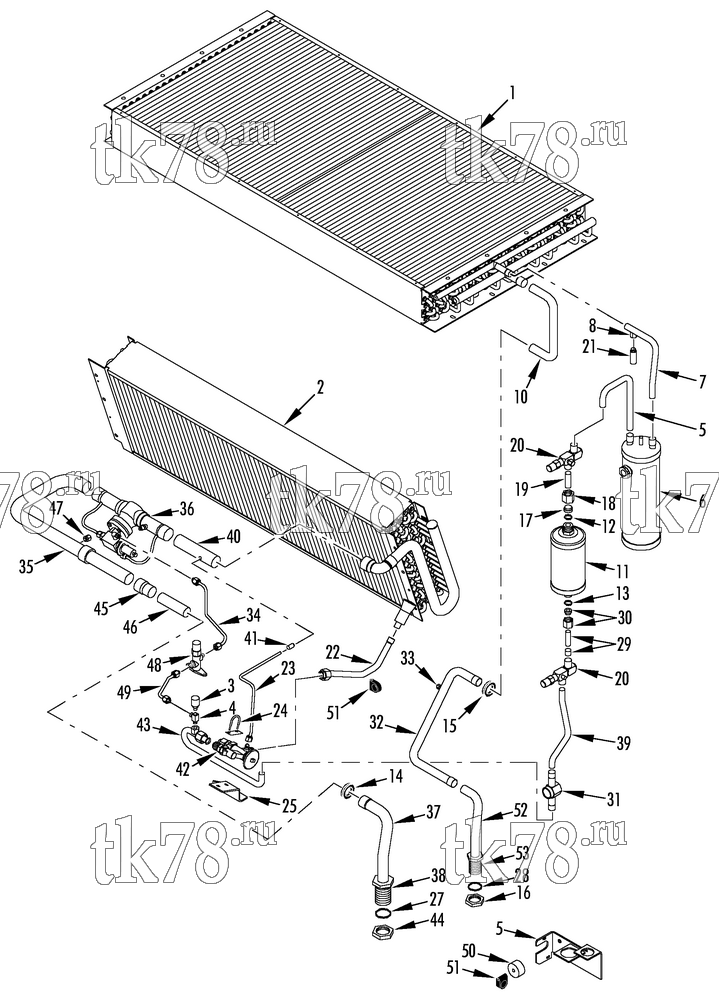 Каталог запчастей для Thermo King  REFRIGERATION COMPONENTS