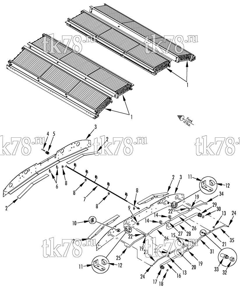 Каталог запчастей для Thermo King LRT-HP 5M (901090) CONDENSER REFRIGERATION COMPONENTS