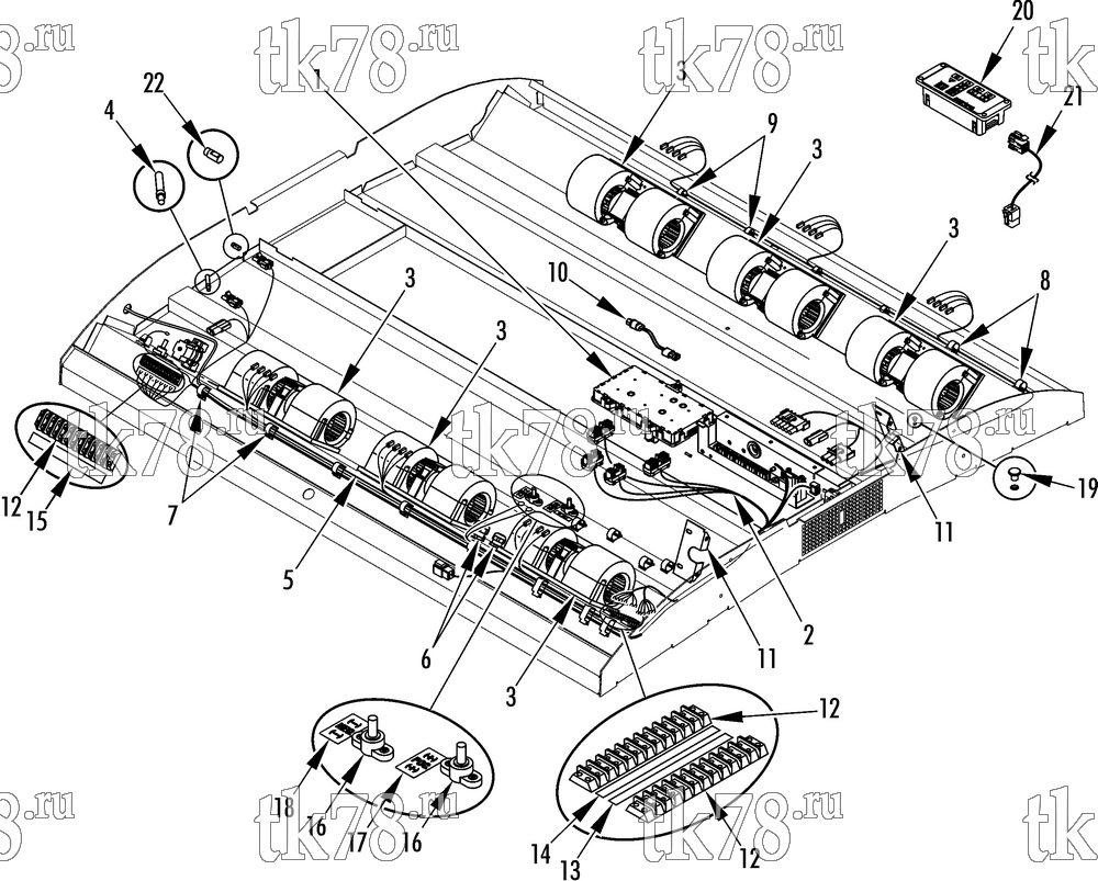 Каталог запчастей для Thermo King LRT-SP 5M (900302) ELECTRICAL COMPONENTS