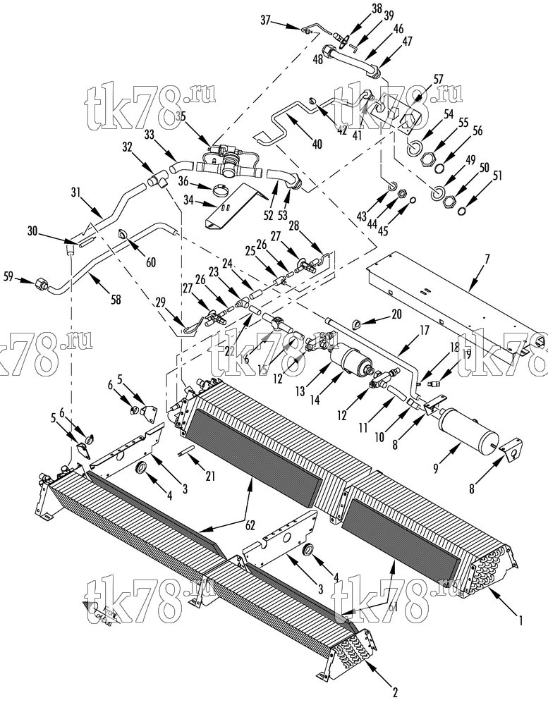Каталог запчастей для Thermo King  EVAPORATOR REFRIGERATION COMPONENTS