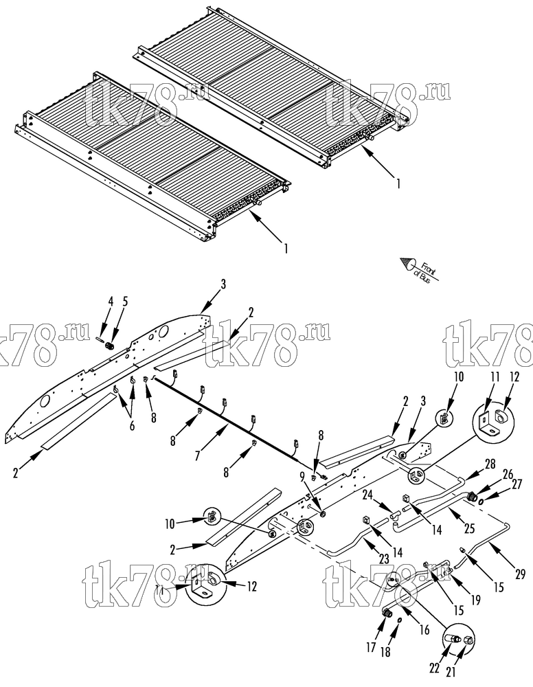 Каталог запчастей для Thermo King LRT-SP 5M (900386) CONDENSER REFRIGERATION COMPONENTS