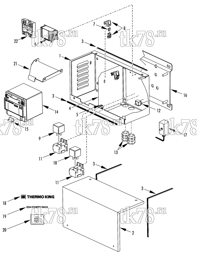 Каталог запчастей для Thermo King  EON POWER PACK