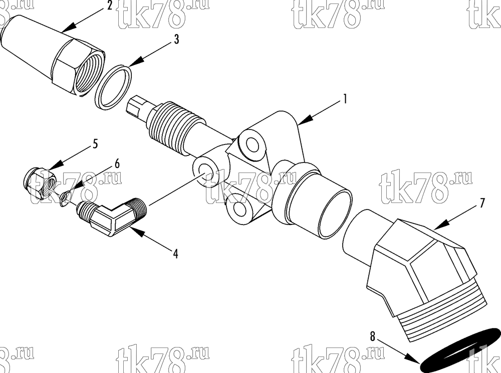 Каталог запчастей для Thermo King LRT-SP M5 1004 (900273) VALVE ASSEMBLY - SUCTION