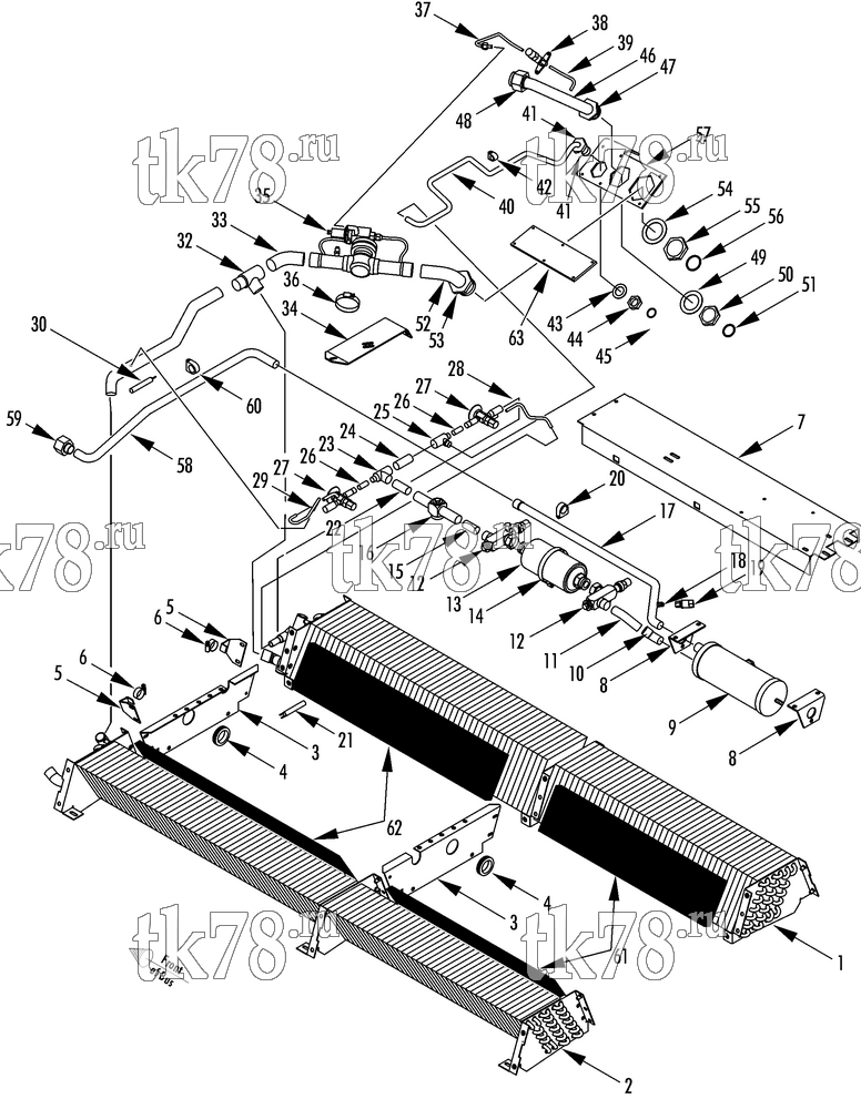 Каталог запчастей для Thermo King  EVAPORATOR REFRIGERATION COMPONENTS