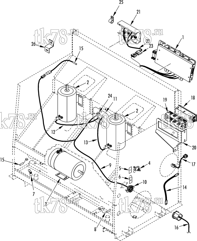 Каталог запчастей для Thermo King  ELECTRICAL COMPONENTS