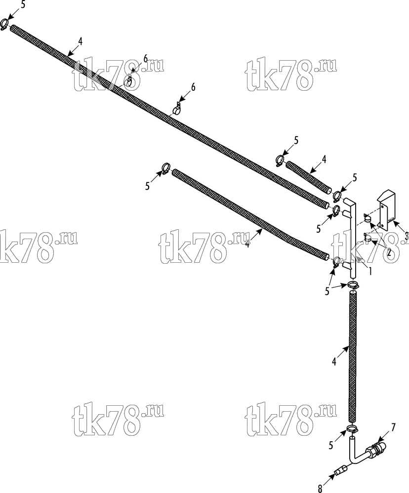 Каталог запчастей для Thermo King  DRAIN KIT