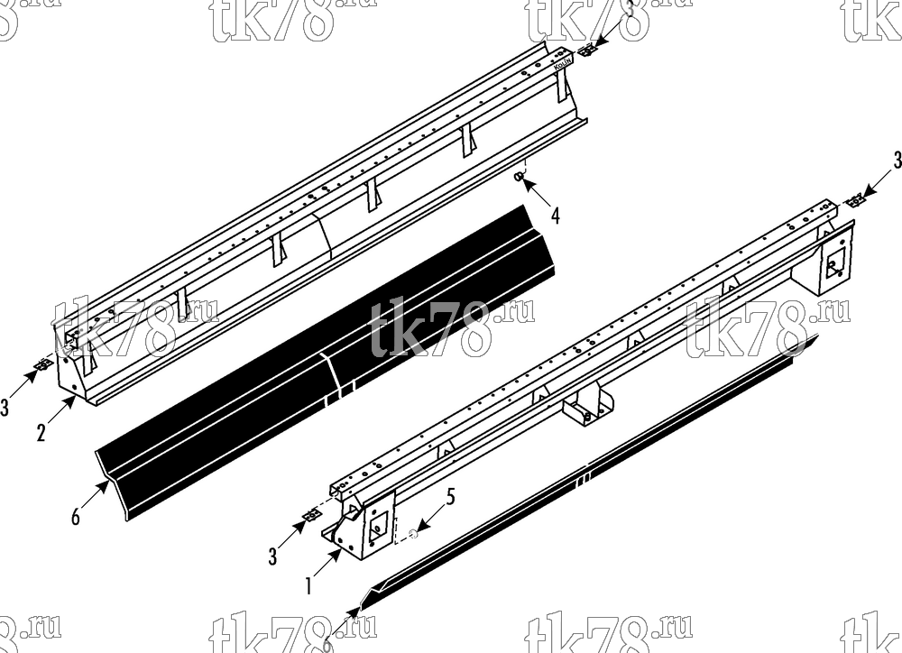 Каталог запчастей для Thermo King ATHENIA S960 N 1004 ML PALMA AIR INTAKE - NARROW w/o FA DAMPER (007377)