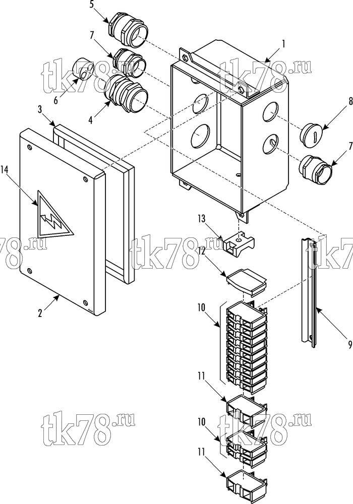 Каталог запчастей для Thermo King  JUNCTION BOX