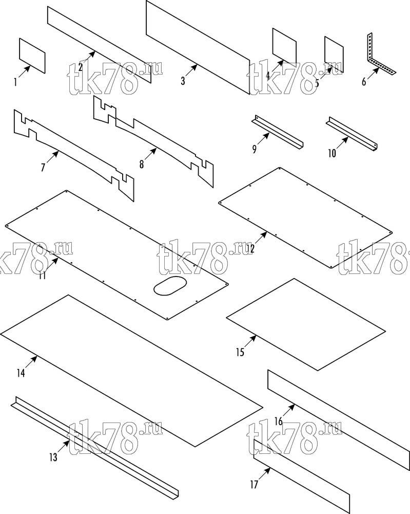 Каталог запчастей для Thermo King IRV-HVAC System (ISAP A & B) INSTALLATION COMPONENTS