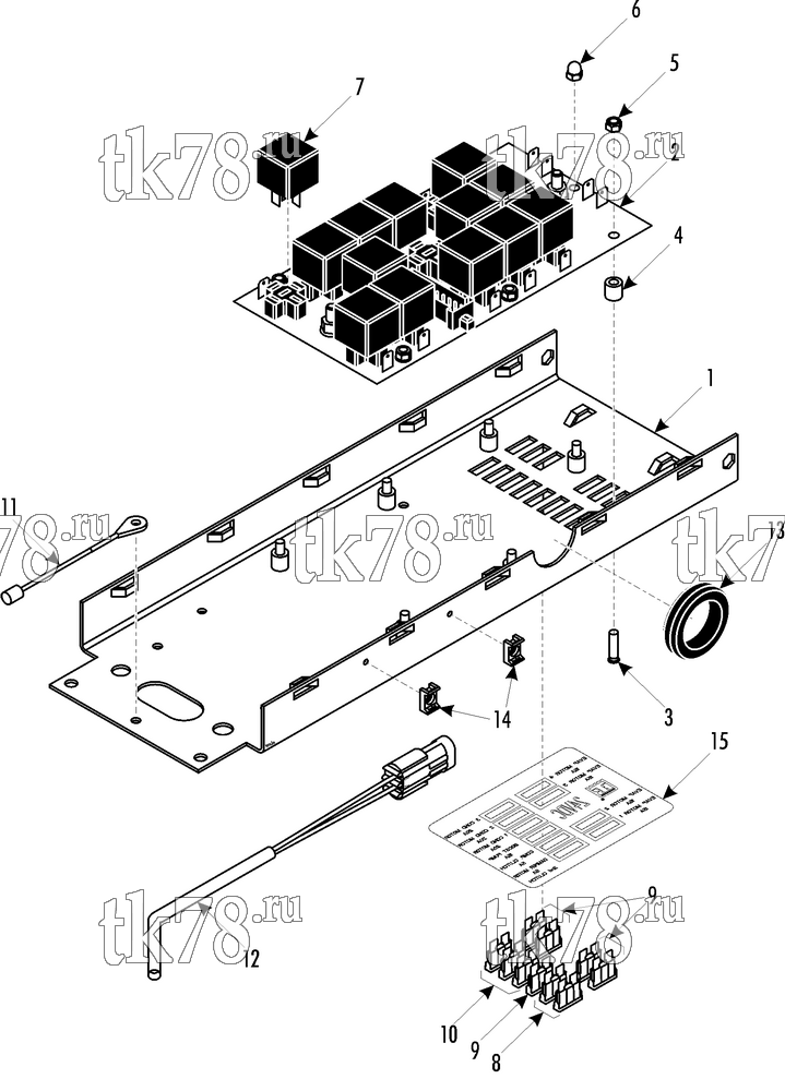 Каталог запчастей для Thermo King MRT-III Split CONTROL PANEL
