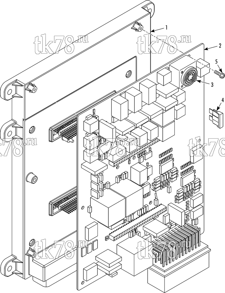 Каталог запчастей для Thermo King SLX 200 Complete CONTROLLER INTERFACE ASSEMBLY