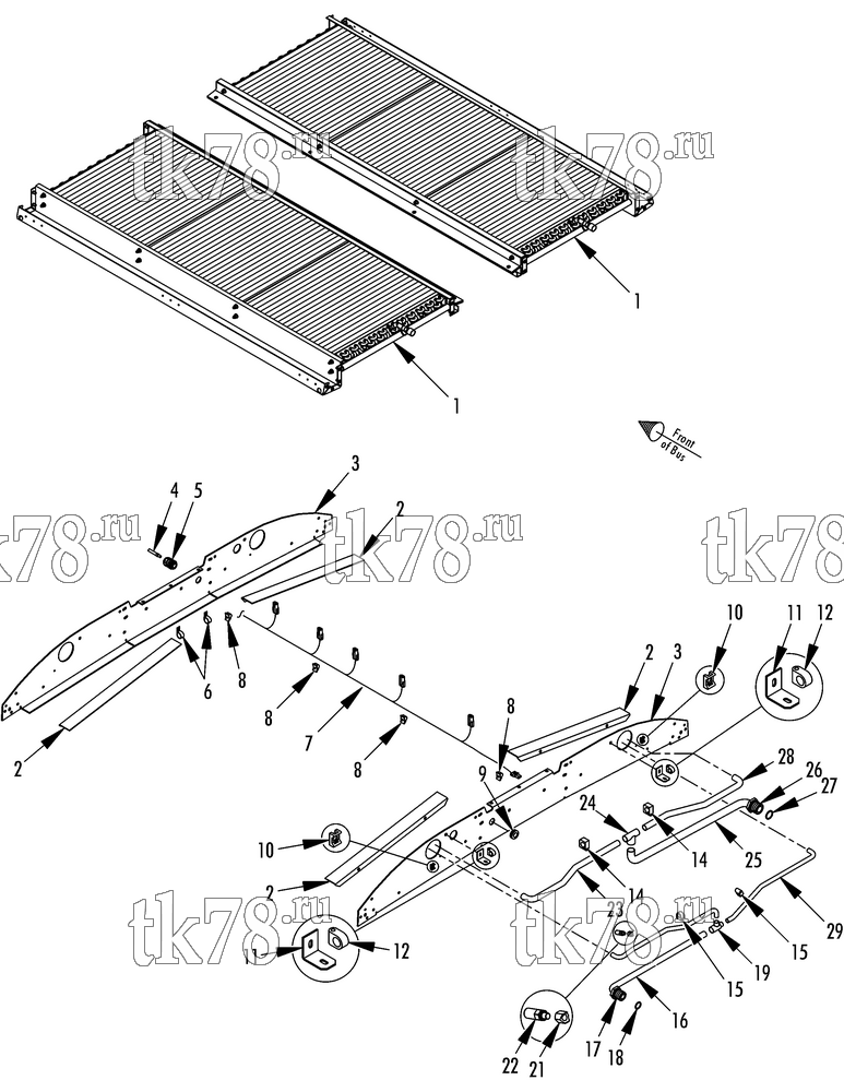 Каталог запчастей для Thermo King LRT-SP M5 1004 (900273) CONDENSER REFRIGERATION  COMPONENTS