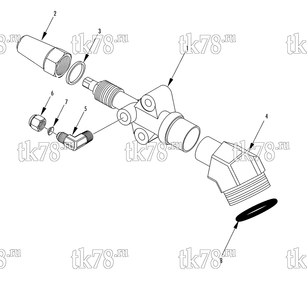 Каталог запчастей для Thermo King LRT-HP M6 1000 (900273) VALVE ASSEMBLY - SUCTION
