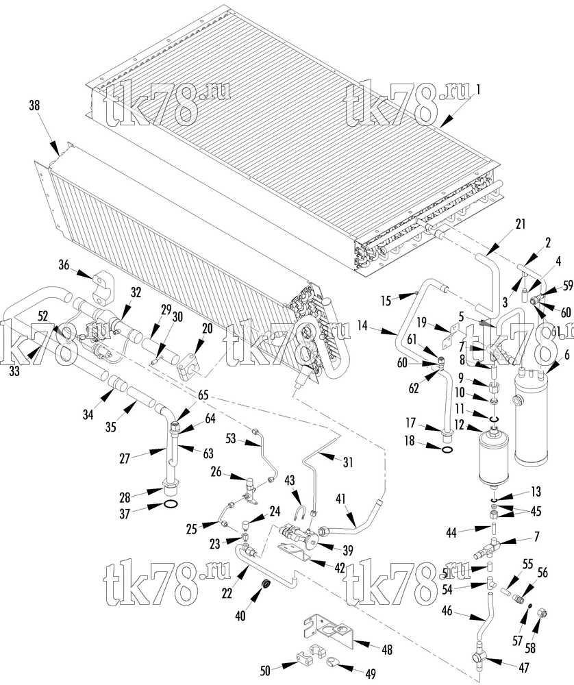Каталог запчастей для Thermo King  REFRIGERATION COMPONENTS