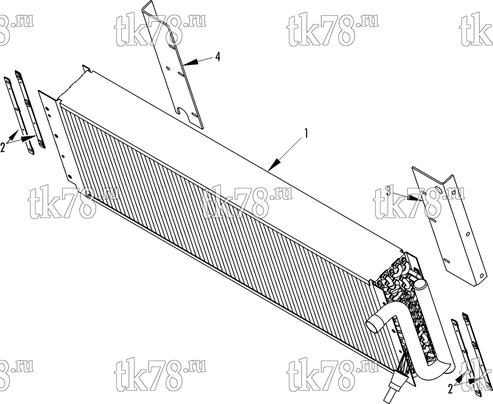 Каталог запчастей для Thermo King  EVAPORATOR MOUNTING