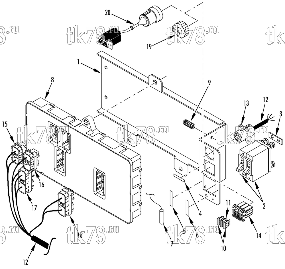 Каталог запчастей для Thermo King T11-M132 & M134 (EL Dorado Honolulu) IntelligAIRE II ASSEMBLY