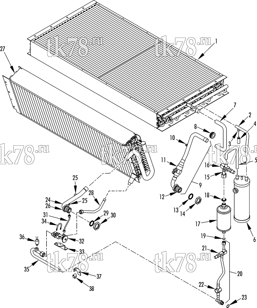Каталог запчастей для Thermo King  REFRIGERATION COMPONENTS