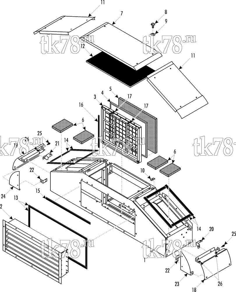 Каталог запчастей для Thermo King  FILTER UNIT
