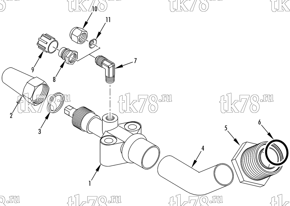 Каталог запчастей для Thermo King R5-M60 VALVE ASSEMBLY - DISCHARGE