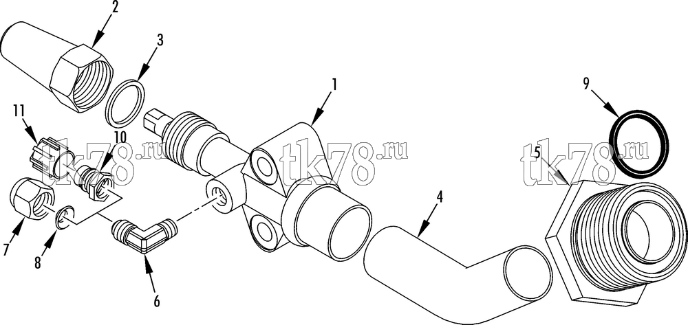 Каталог запчастей для Thermo King R5-M60 VALVE ASSEMBLY - SUCTION