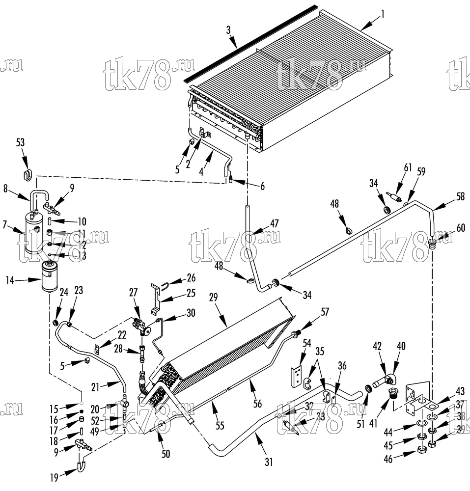 Каталог запчастей для Thermo King  REFRIGERATION COMPONENTS