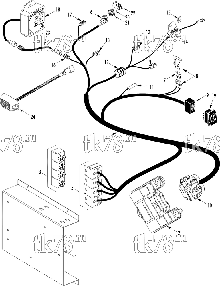 Каталог запчастей для Thermo King  DPF CONTROLLER & HARNESS (Before 2/12)