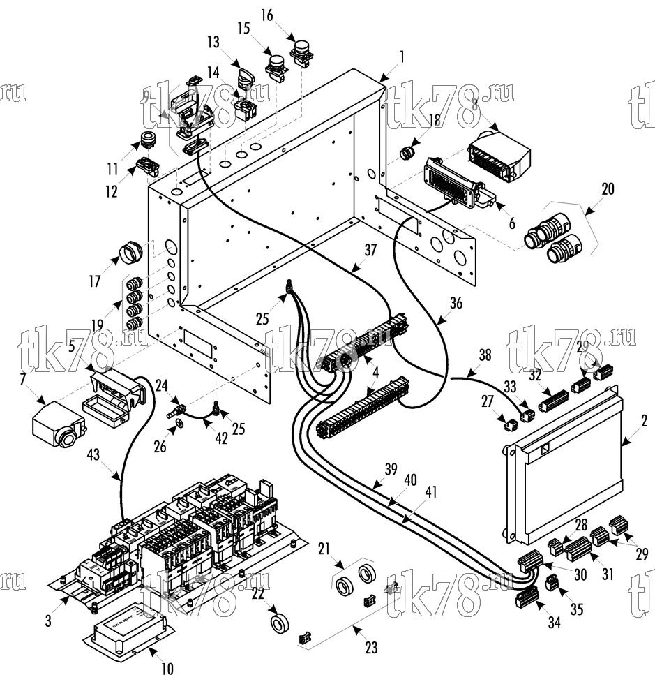 Каталог запчастей для Thermo King LRV-10T BOS ELECTRO BOX