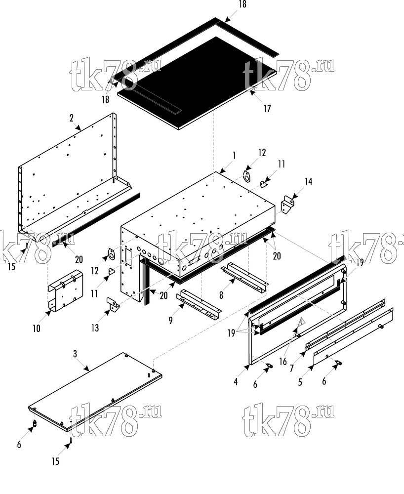 Каталог запчастей для Thermo King LRV-10T BOS ELECTRO BOX PANELS