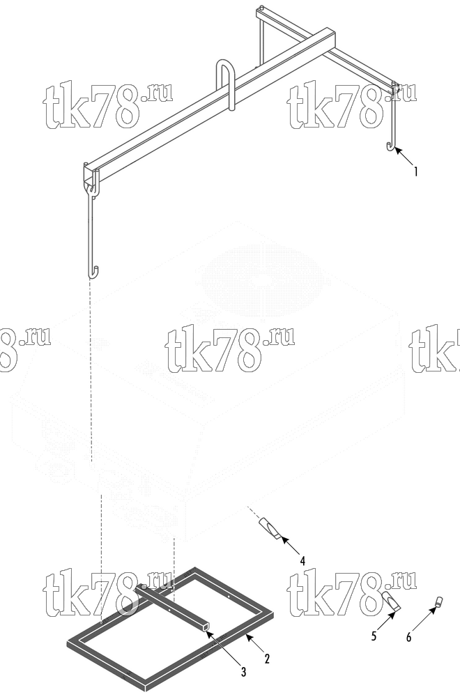 Каталог запчастей для Thermo King RAC 5.5 OIW UNIT MOUNTING