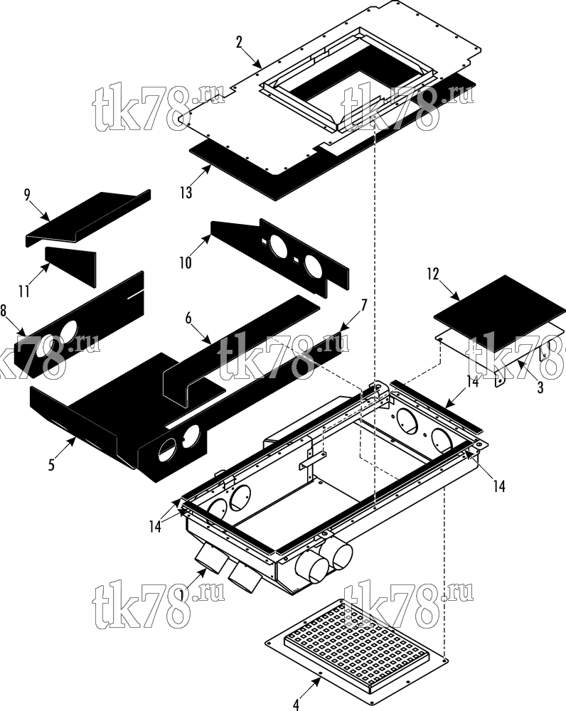Каталог запчастей для Thermo King  DISTRIBUTION BOX