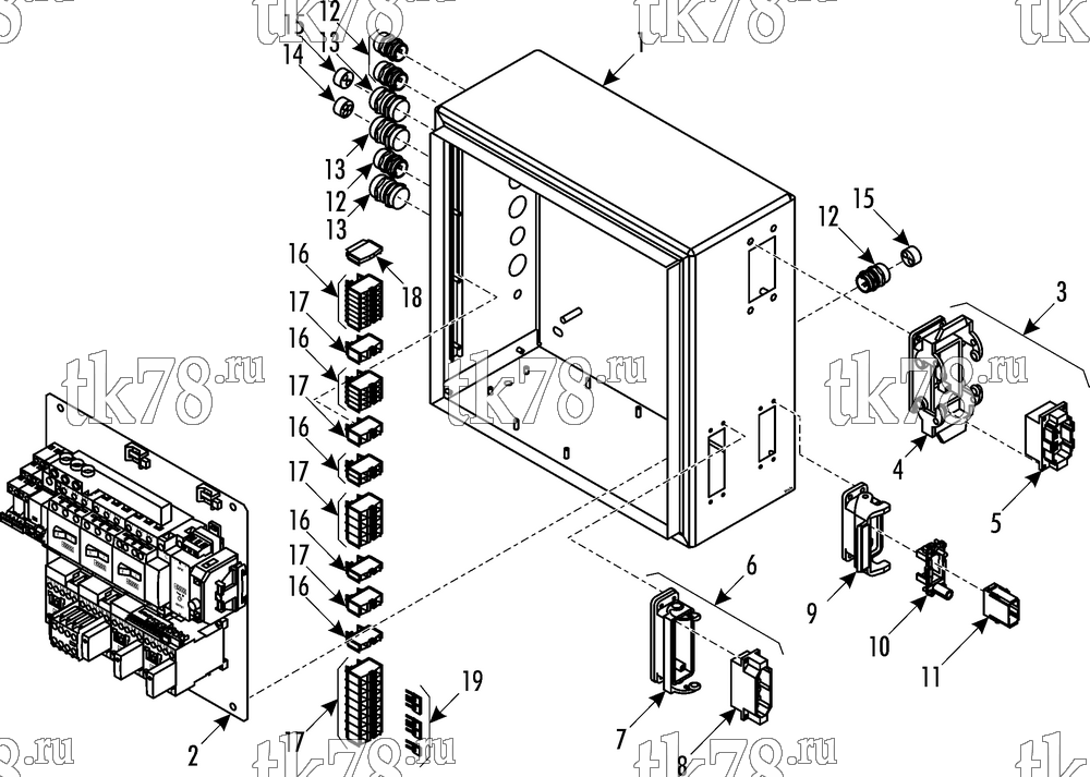 Каталог запчастей для Thermo King  CONTROL BOX
