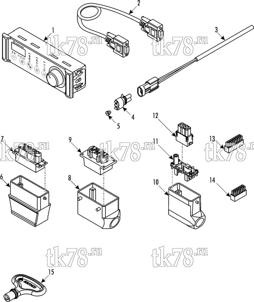 Каталог запчастей для Thermo King  INSTALLATION COMPONENTS