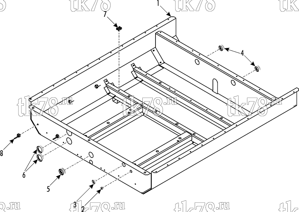 Каталог запчастей для Thermo King  FRAME - ADDITIONAL