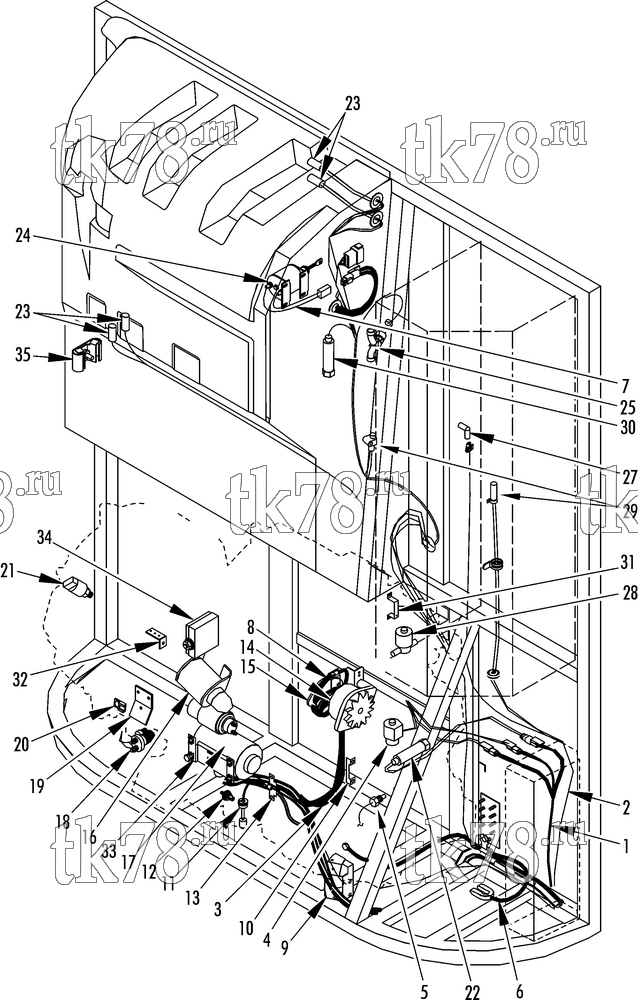 Каталог запчастей для Thermo King  ELECTRICAL COMPONENTS (30s)