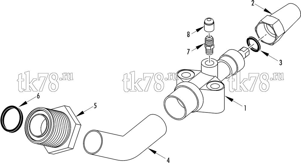 Каталог запчастей для Thermo King AT15-M13 VALVE ASSEMBLY - DISCHARGE