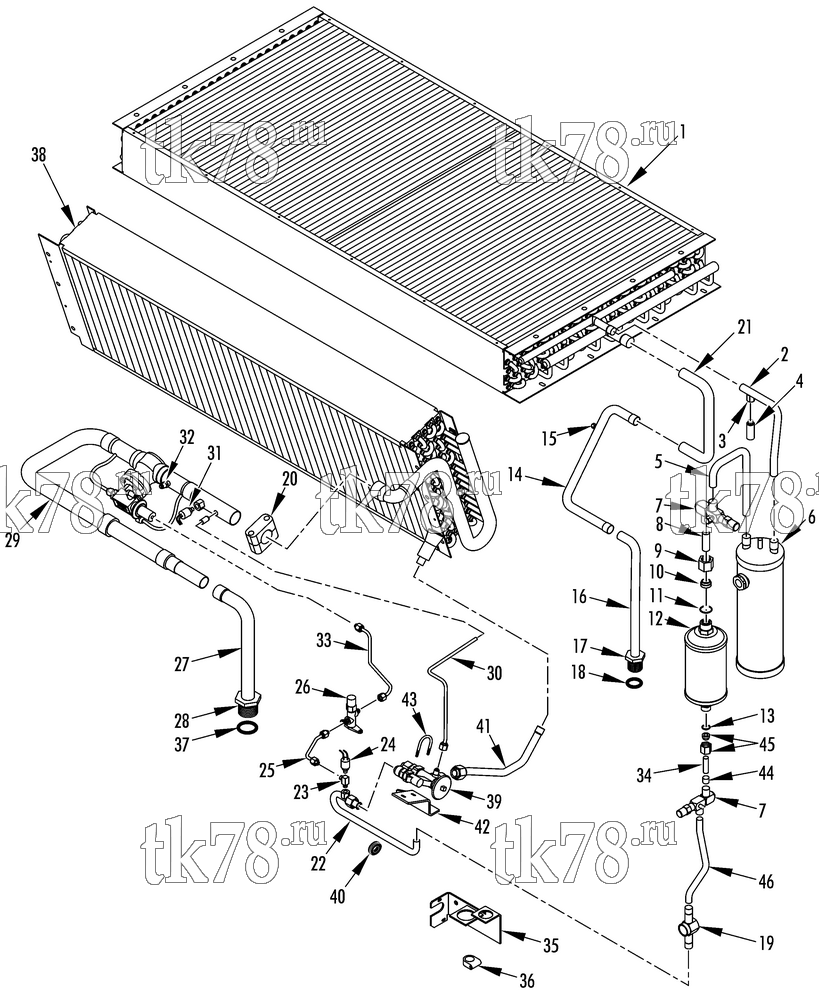 Каталог запчастей для Thermo King  REFRIGERATION COMPONENTS