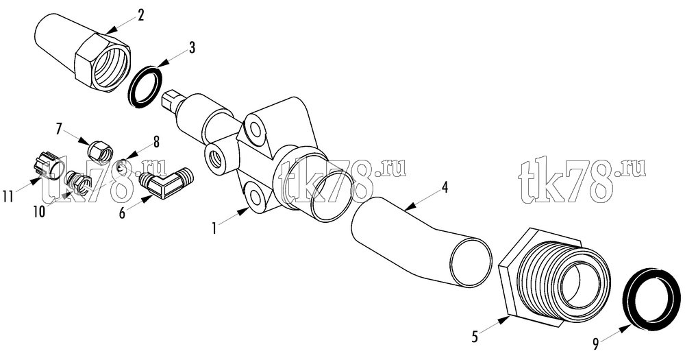 Каталог запчастей для Thermo King T13-M47 VALVE ASSEMBLY - SUCTION