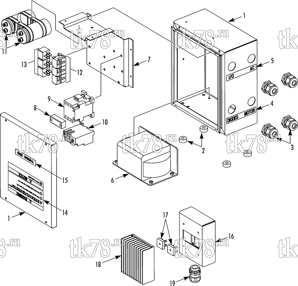 Каталог запчастей для Thermo King KV-500 MAX CONTROL BOX