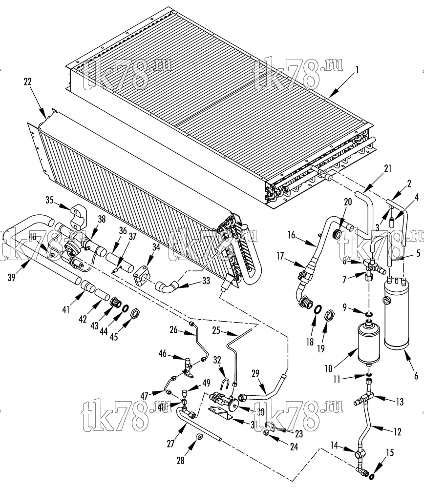 Каталог запчастей для Thermo King  REFRIGERATION COMPONENTS