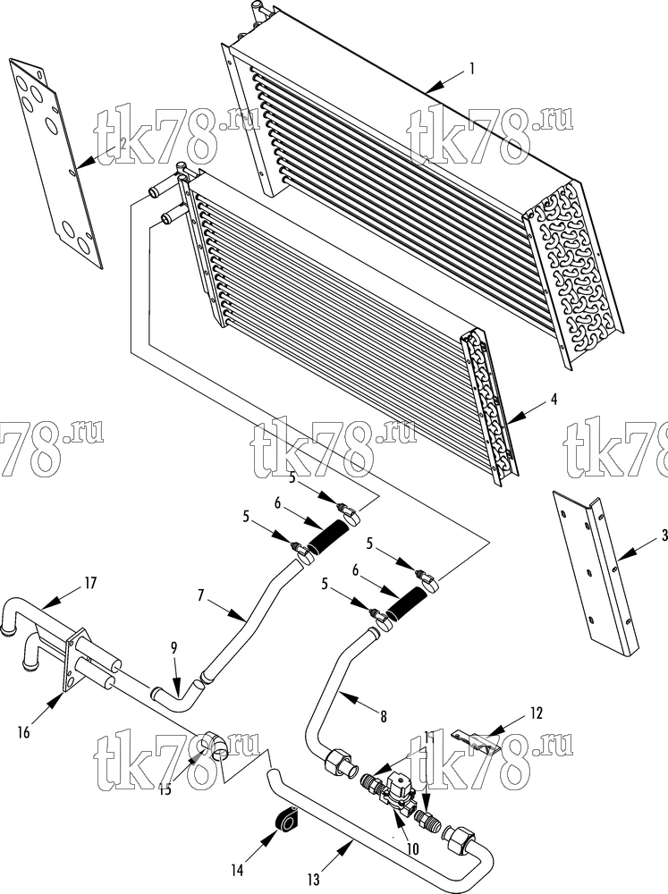 Каталог запчастей для Thermo King TE1-M3 HEATER COMPONENTS