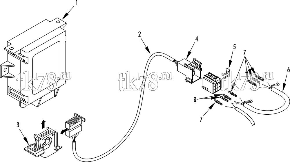 Каталог запчастей для Thermo King TriPac e AIR PRESSURE SENSOR (High Altitude)