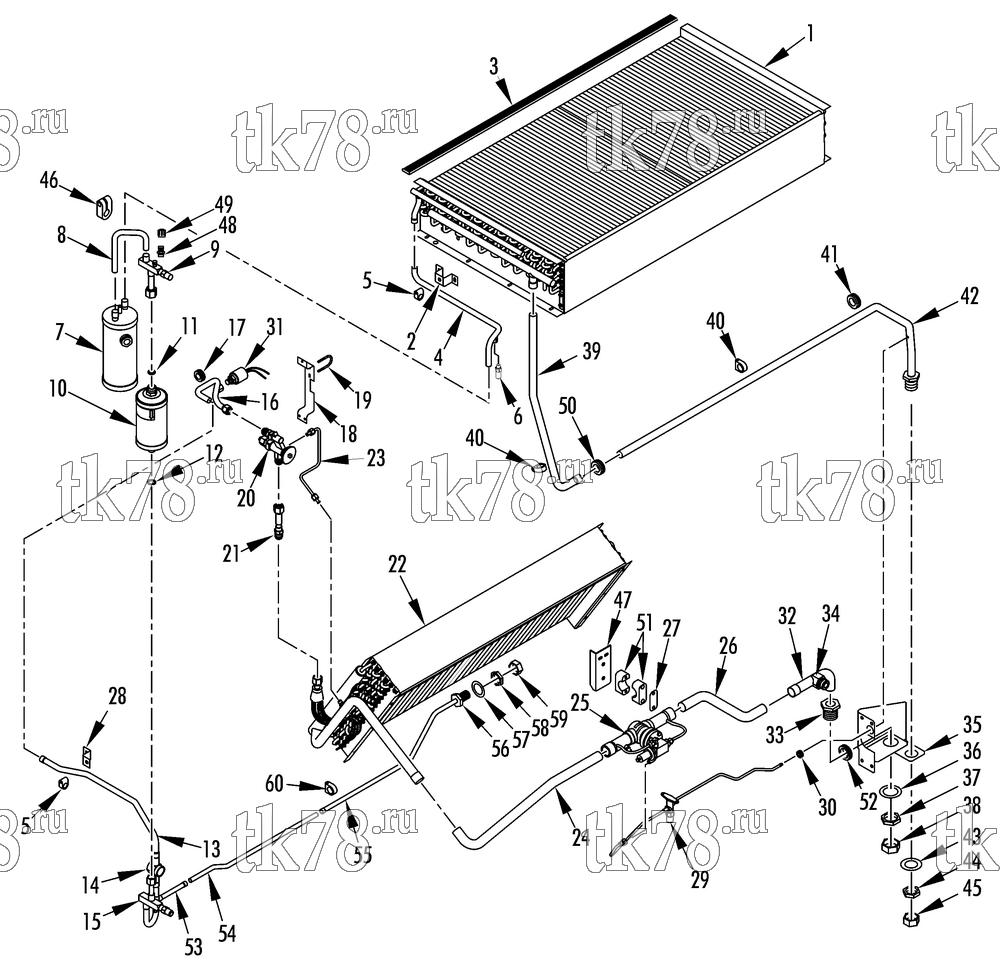 Каталог запчастей для Thermo King  REFRIGERATION COMPONENTS