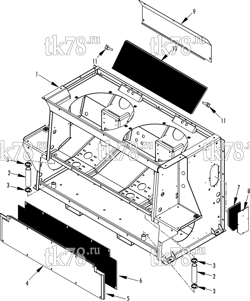 Каталог запчастей для Thermo King  STRUCTURAL COMPONENTS