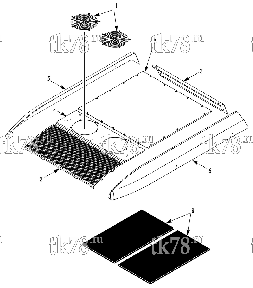 Каталог запчастей для Thermo King  COVER COMPONENTS