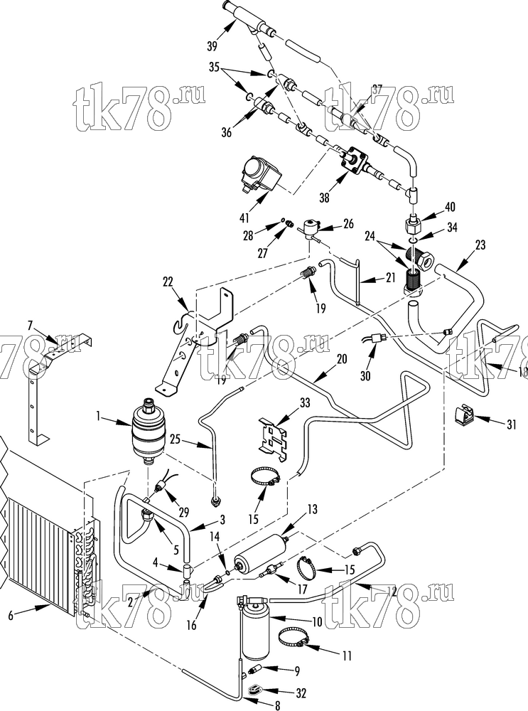 Каталог запчастей для Thermo King V-520 SPECTRUM REFRIGERATION GROUP (V-520 10 SPECTRUM)