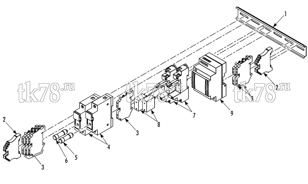 Каталог запчастей для Thermo King EMS-ST24 RELAY GROUP
