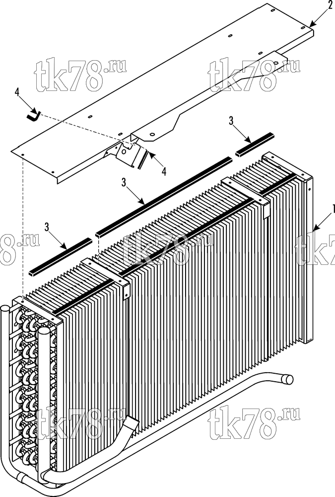 Каталог запчастей для Thermo King LRC 35 TNN1 CONDENSER LEFT