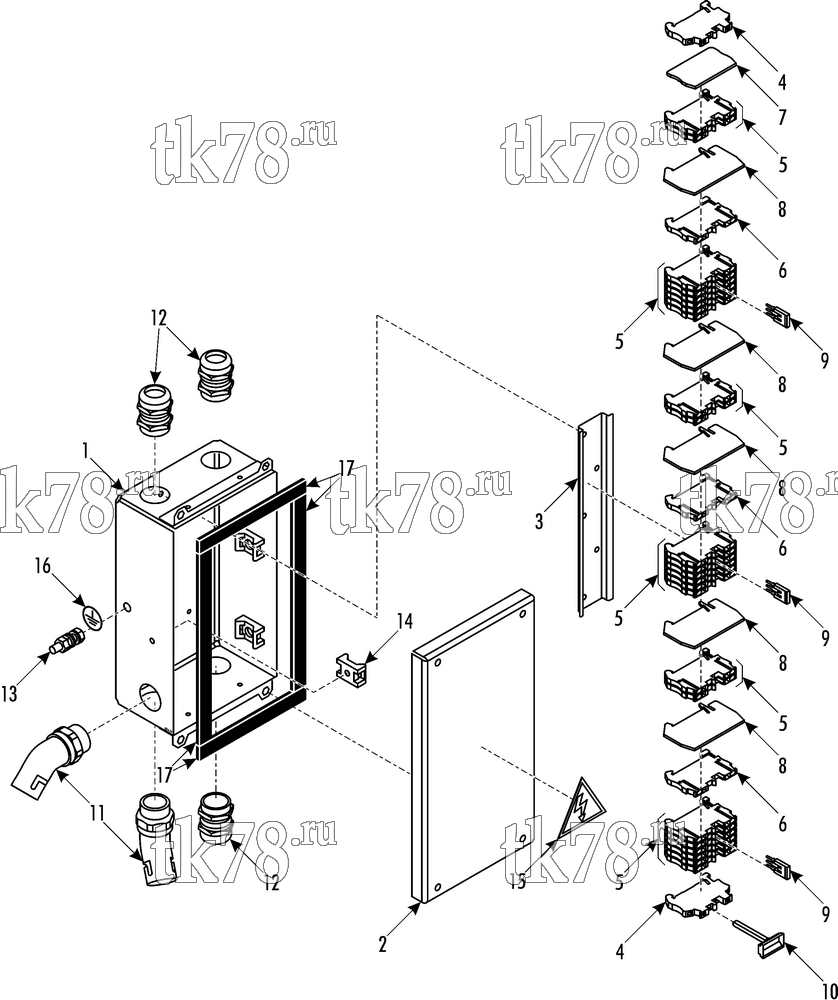 Каталог запчастей для Thermo King CITADIS 35 kW TRAM ISTANBUL JUNCTION BOX