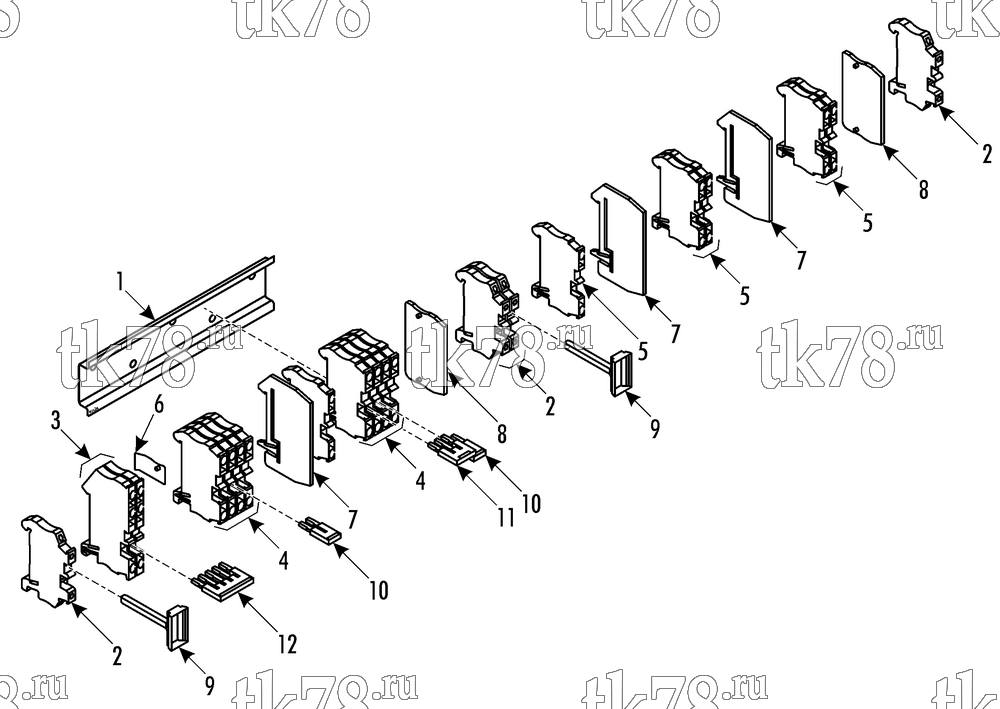 Каталог запчастей для Thermo King CITADIS 26 kW RABAT TERMINAL ELECTRO BOX